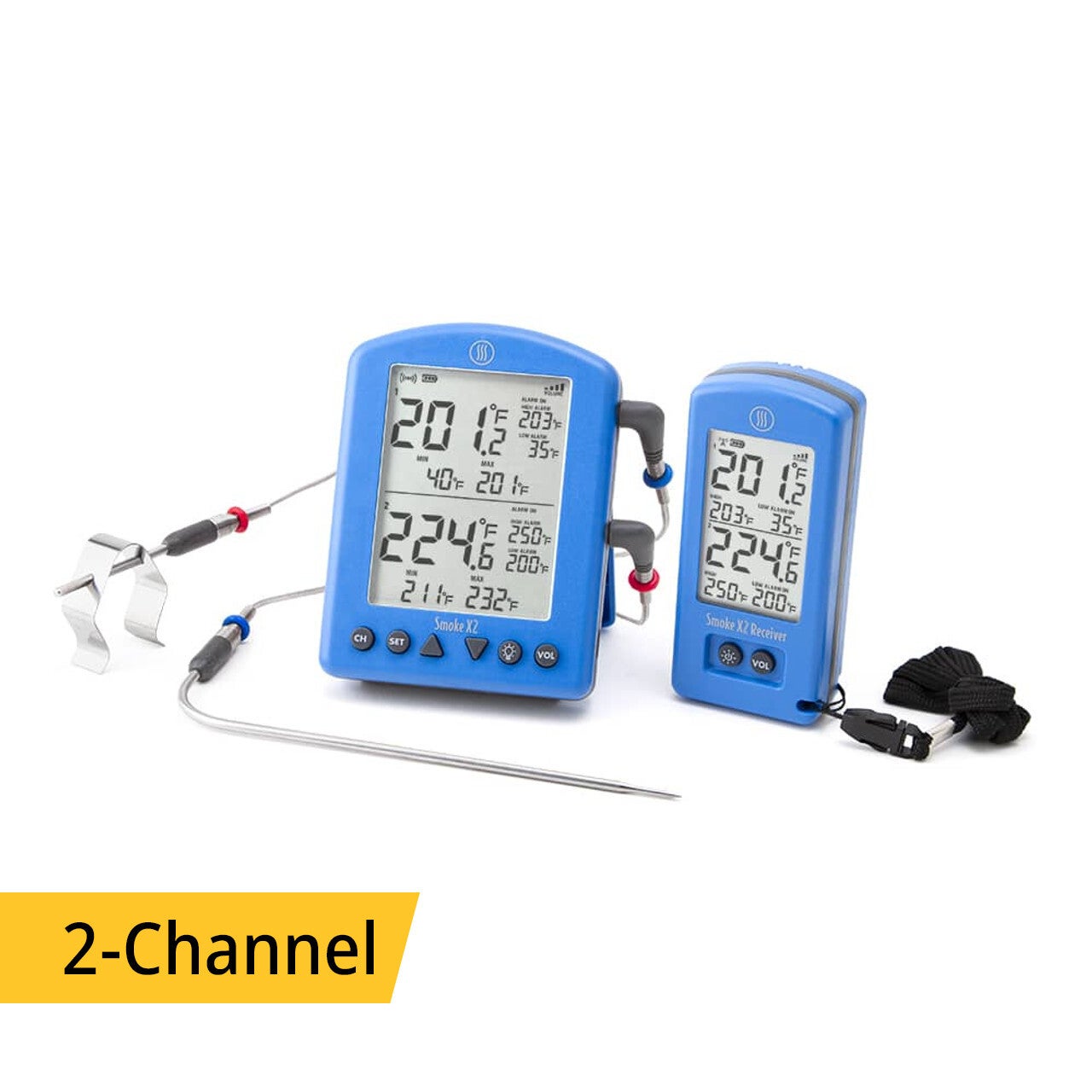 ThermoWorks Smoke X Long-Range Remote BBQ Alarm Thermometer