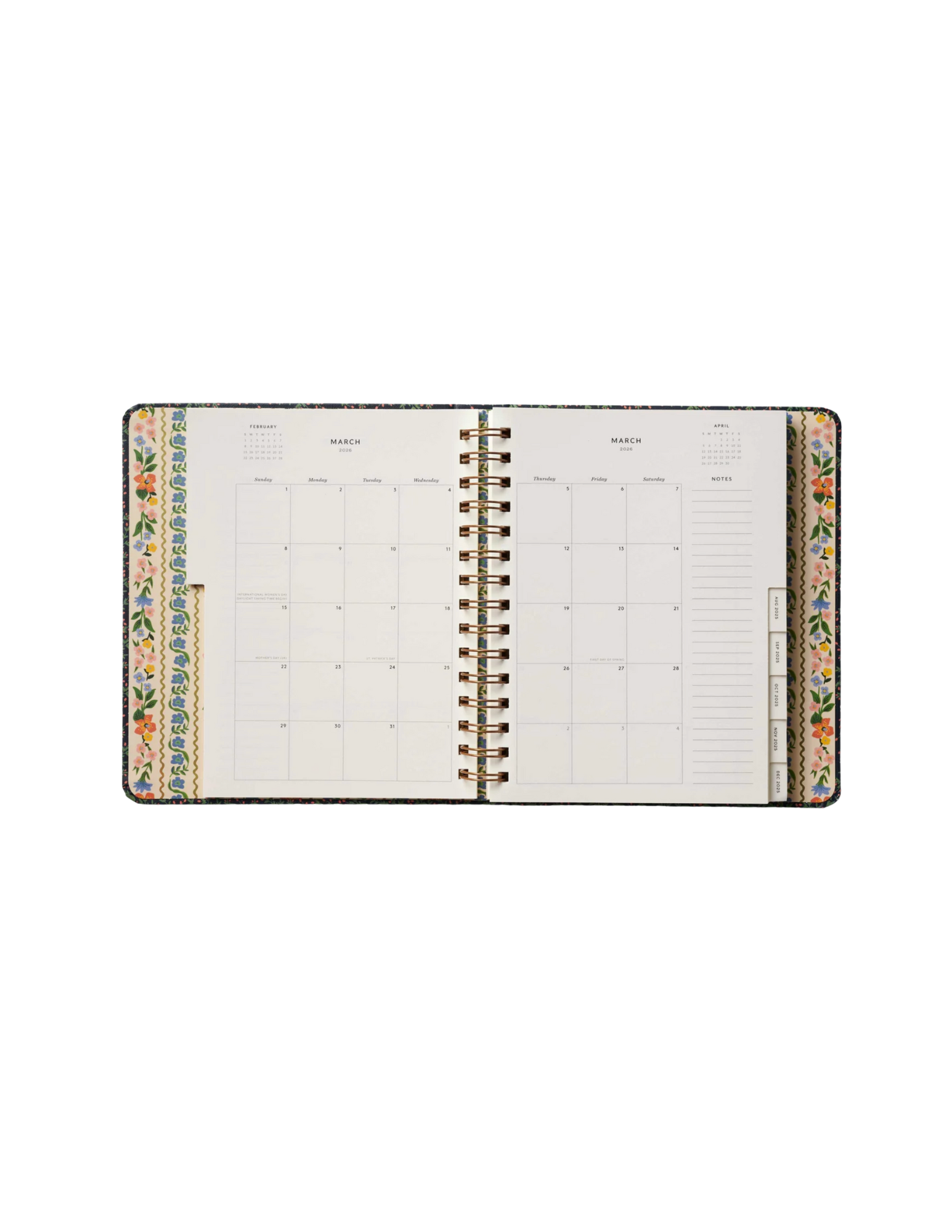 Rifle Paper Co/2026 Wildwood 17 Month Academic Covered Spiral